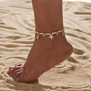 Tobillera tejida Ocean Muse