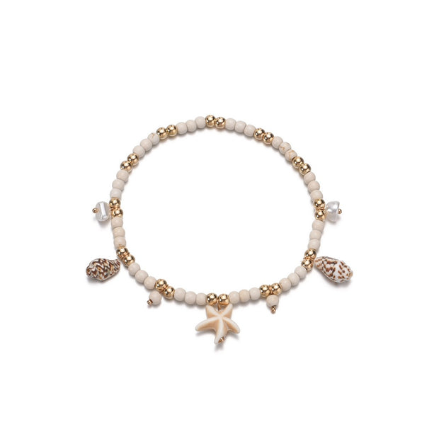 Tobillera tejida Ocean Muse