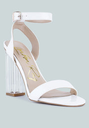 Poloma Clear Block Heel Party Sandals-2