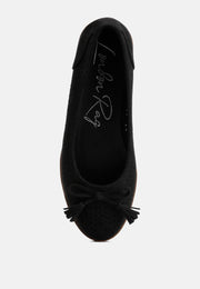 Pacer Perforated Leather Ballerinas-3