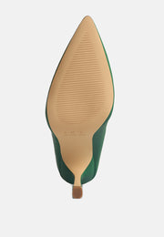 Rarity Point Toe Stiletto Heeled Pumps-4