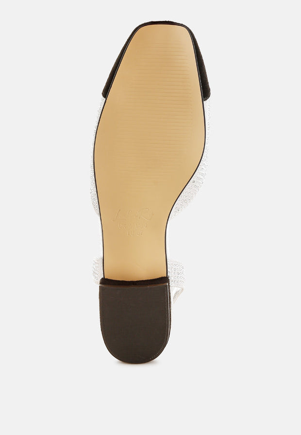 Rerita Rhinestone-Studded Glitter Sandals-4