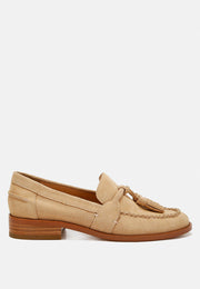 Rhone Tassels Detail Genuine Suede Loafers-5