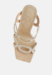 Romashka Cut Out Detail Stiletto Heel Sandals-3