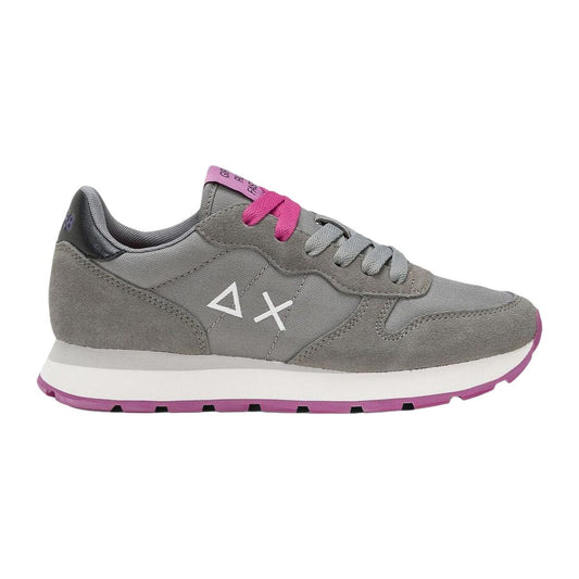 Women's casual trainers SUN68 ALLY SOLID NYLON Z44201 Grey-0
