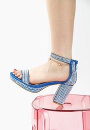 Mejuri Rhinestones And Pearl Embellished Sandals-1