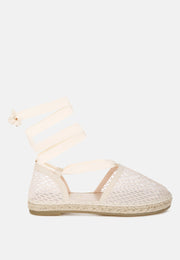 Sonara Mesh Flat Espadrille Sandals-0