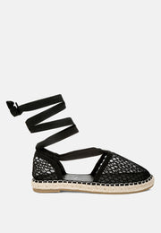 Sonara Mesh Flat Espadrille Sandals-6