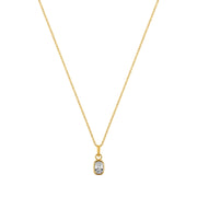 Enigma Gold plated sterling silver Necklace-0