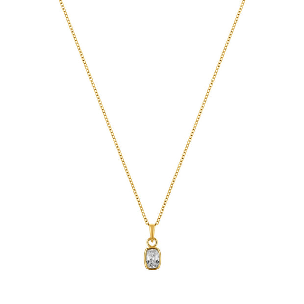 Enigma Gold plated sterling silver Necklace-0
