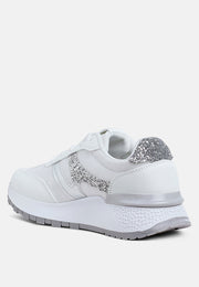 Tapers Glitter Detail Chunky Sneakers-2