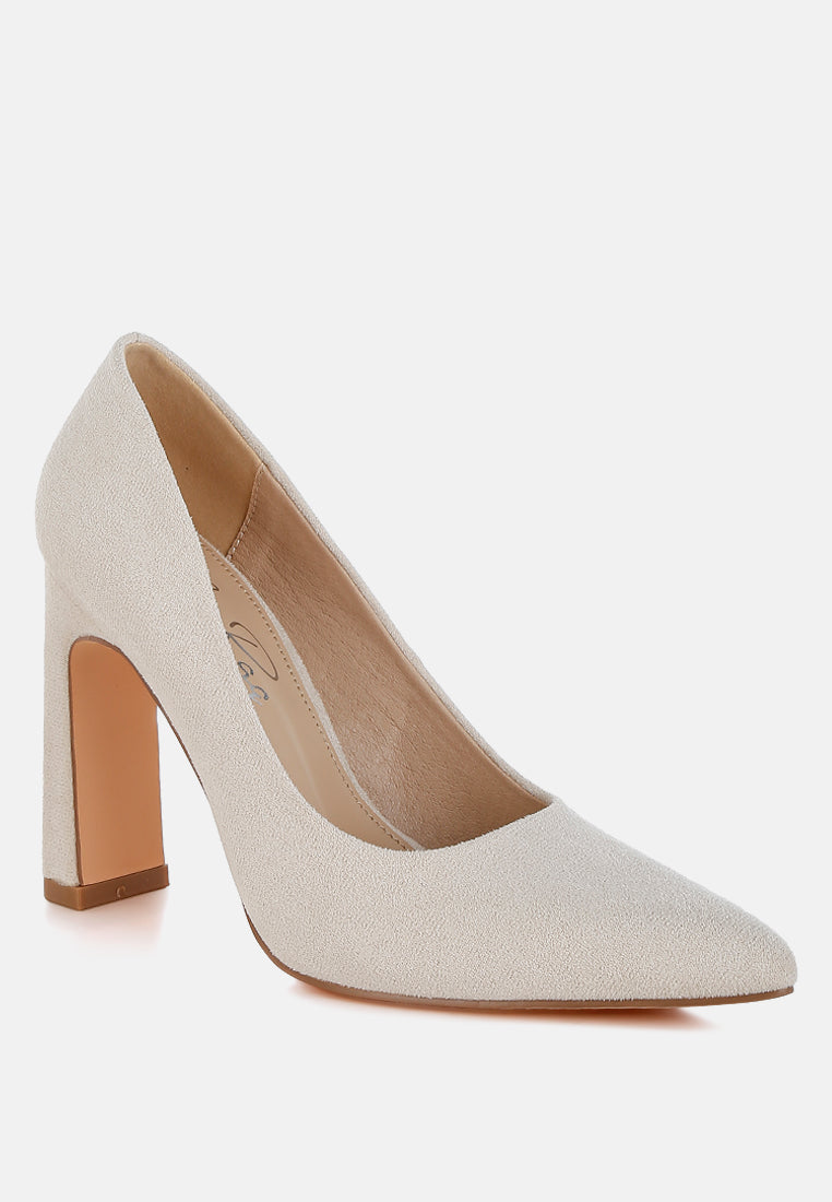 Uboa Slim Block Heel Pumps-1