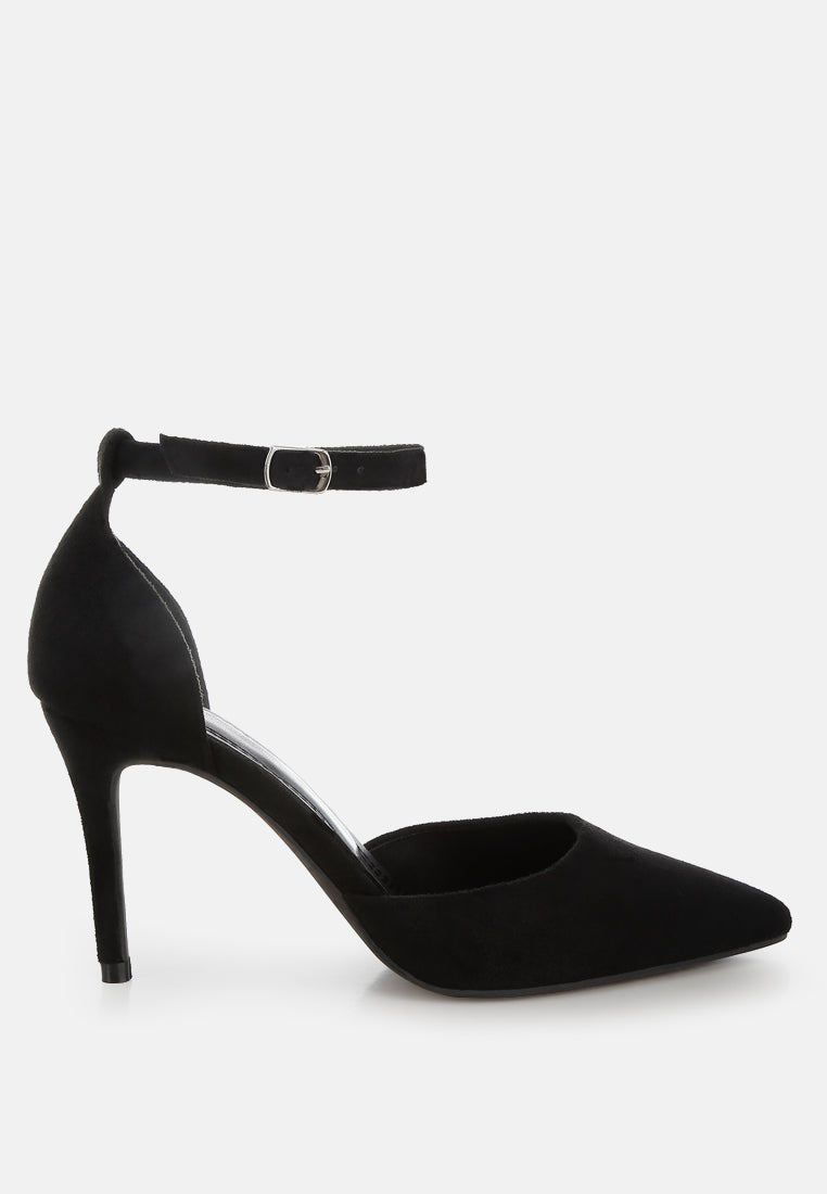 Ushra Microfiber Stiletto Sandals-7
