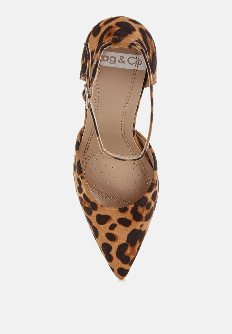 Ushra Microfiber Stiletto Sandals-3