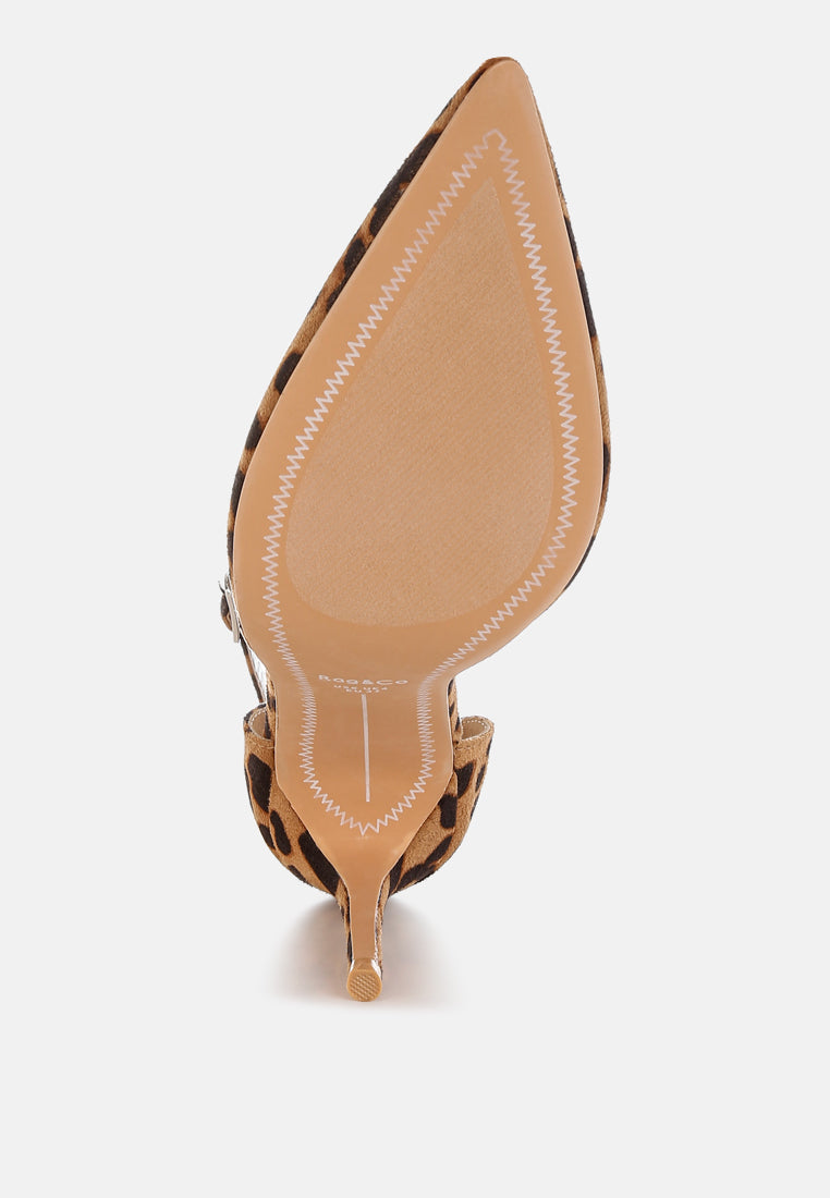 Ushra Microfiber Stiletto Sandals-4