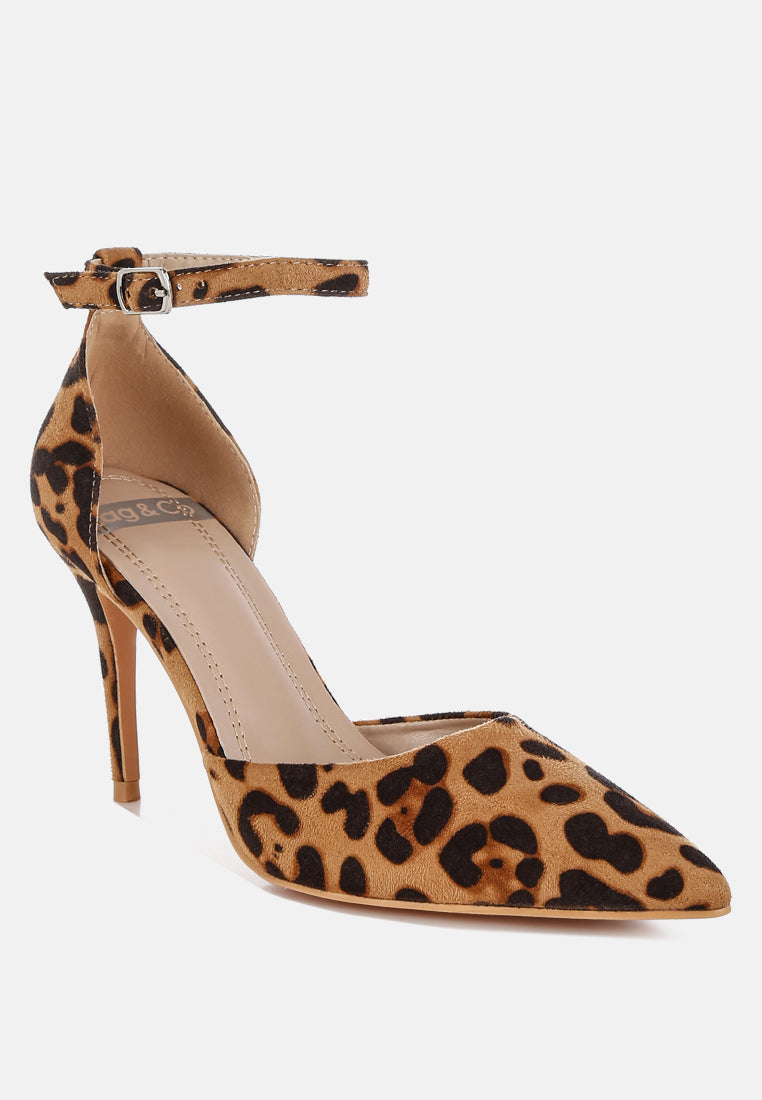 Ushra Microfiber Stiletto Sandals-1