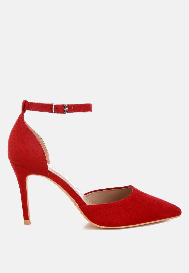 Ushra Microfiber Stiletto Sandals-5