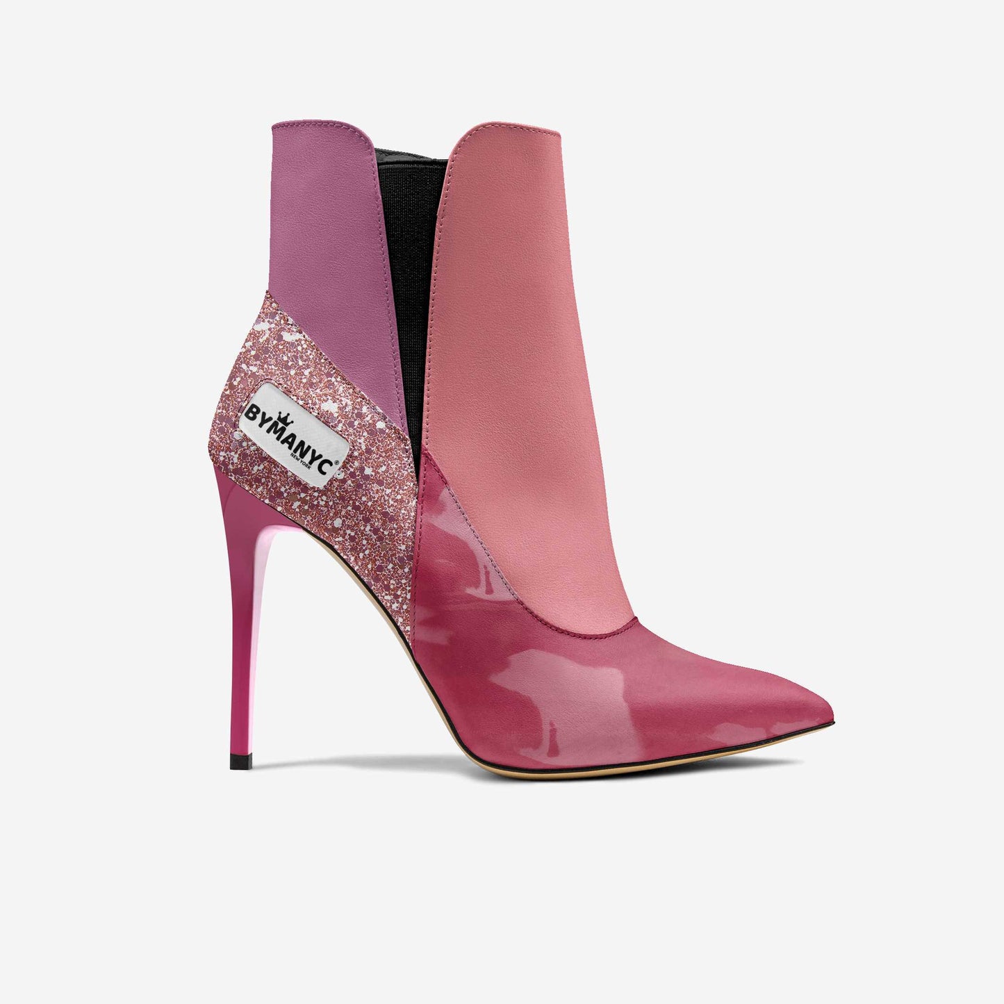 Vegan Heeled Shoe Women BYMANYC ® New York Tribeca Blush Twist-3
