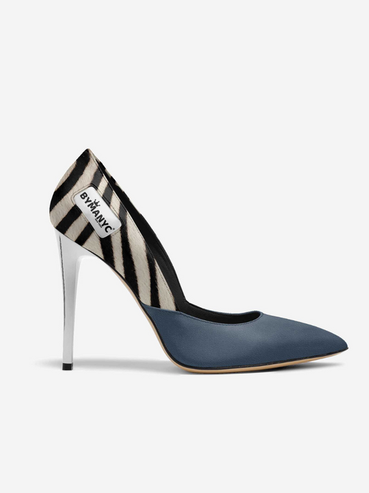 Vegan Women’s Stiletto Shoe BYMANYC ® New York – HARLEM Noir Luxe-0