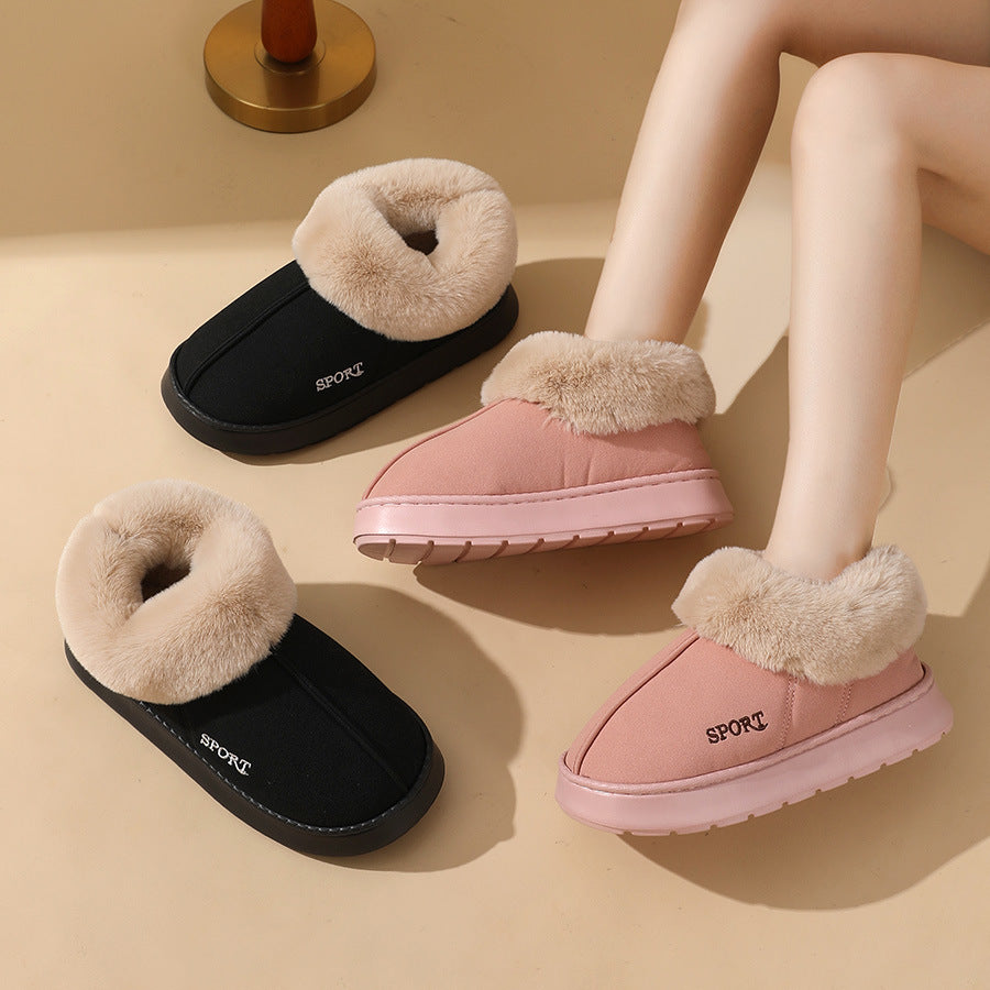 Plush Fur Shoes For Women