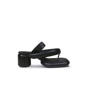 Abstract Padded Strap Block Heels-2
