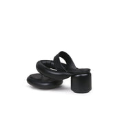 Abstract Padded Strap Block Heels-3