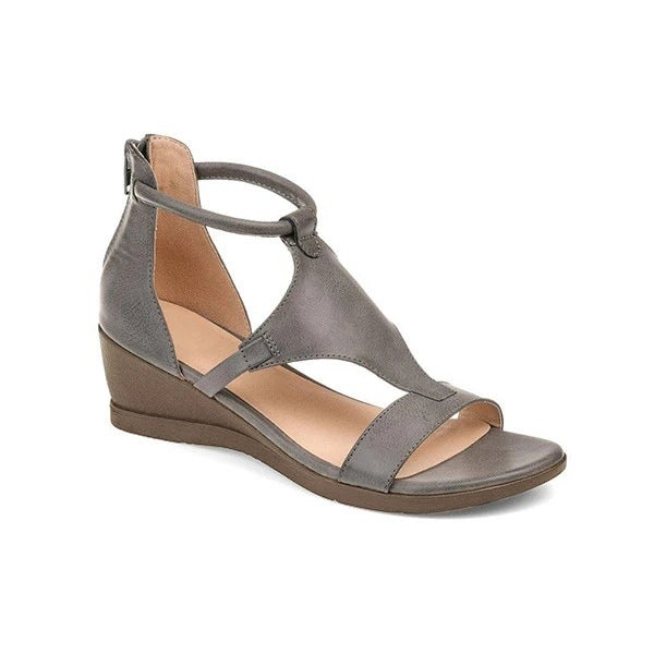 Zip-On Casual Sandals