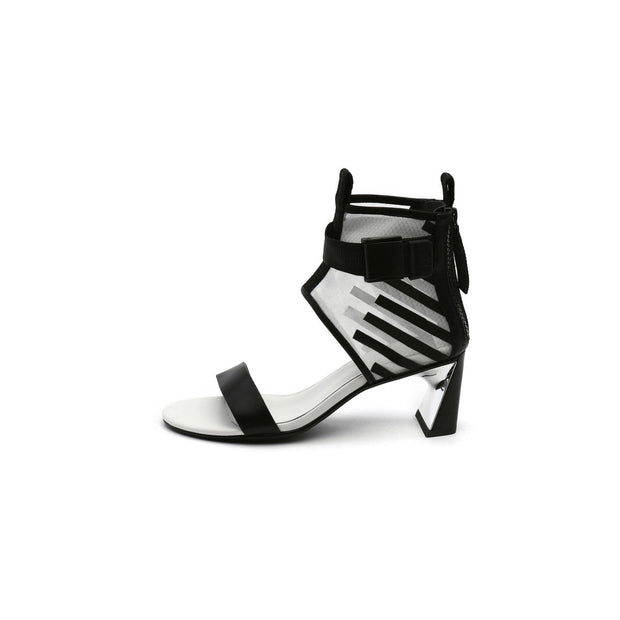 Open Toe Sandals with Wide Mesh Ankle Straps-5