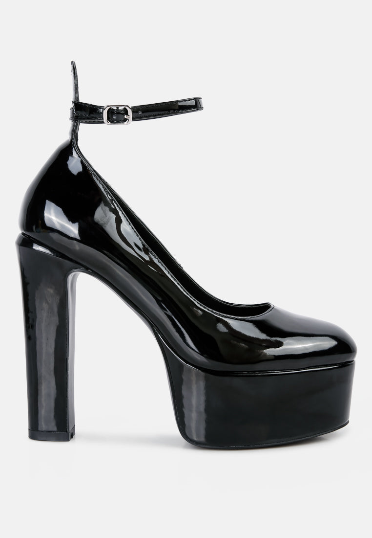 Babe Heaven Patent Pu Sandals-6