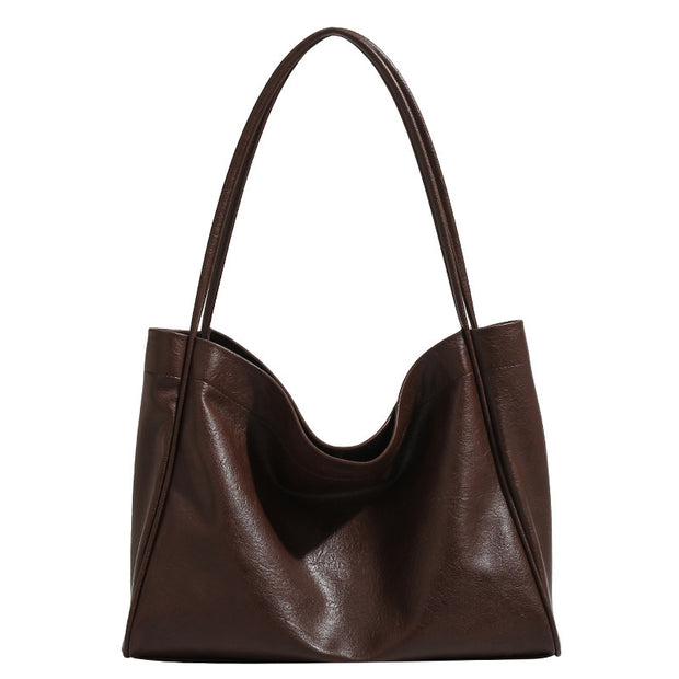 Bolso de hombro de cuero