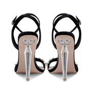 Bejweled Band Open Toe Ankle Strap Icicle Stiletto Sandals-3