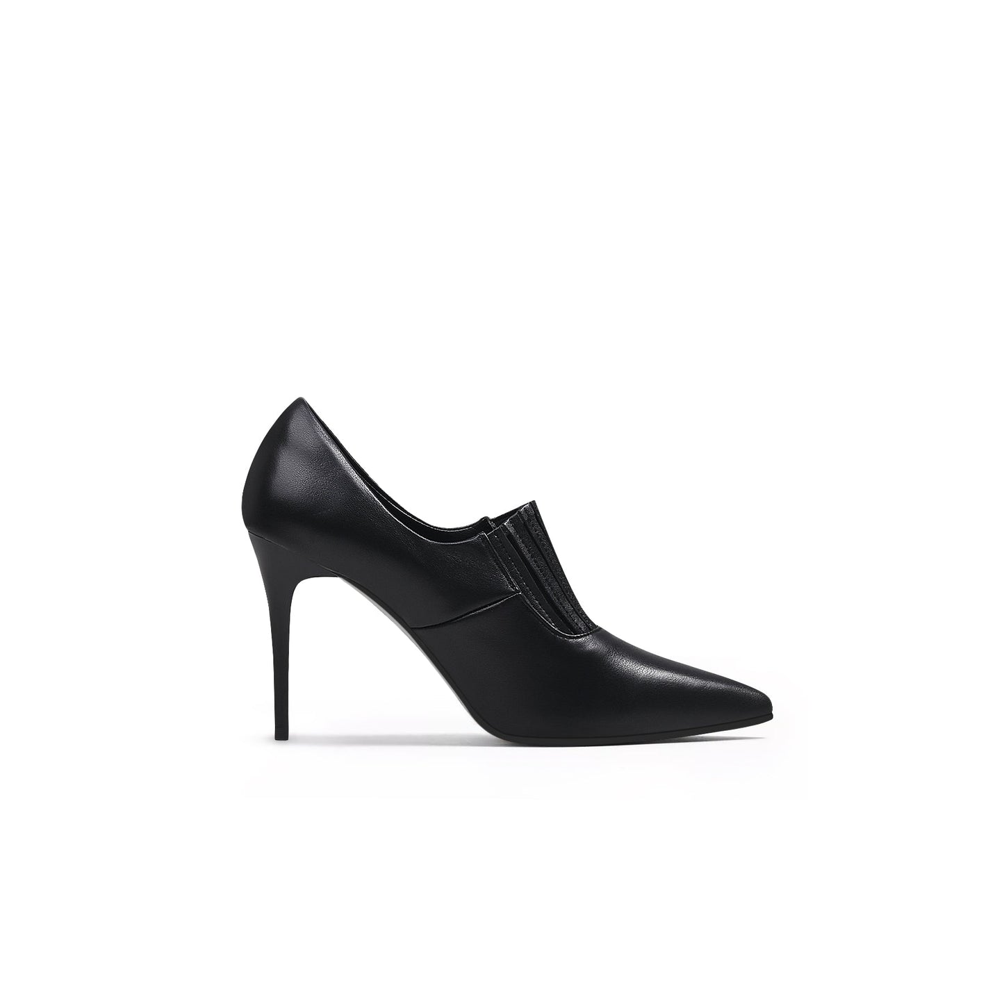 Black Leather Stilettos-2