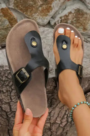 BlackBuckle Minimalist Mules-1