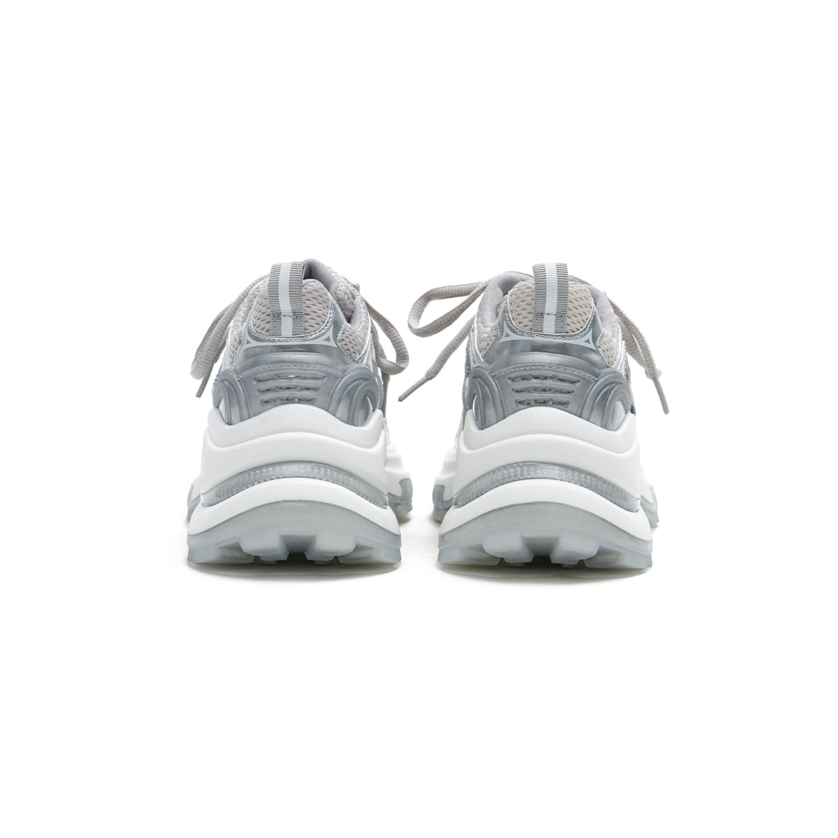 Breathable Mesh Platform Sneakers-2