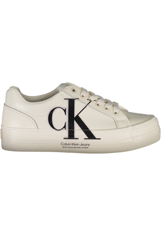 CALVIN KLEIN WHITE WOMEN'S SPORT SHOES-0