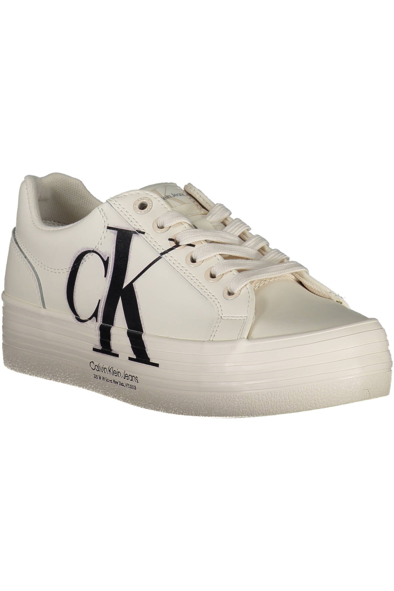 CALVIN KLEIN WHITE WOMEN'S SPORT SHOES-1