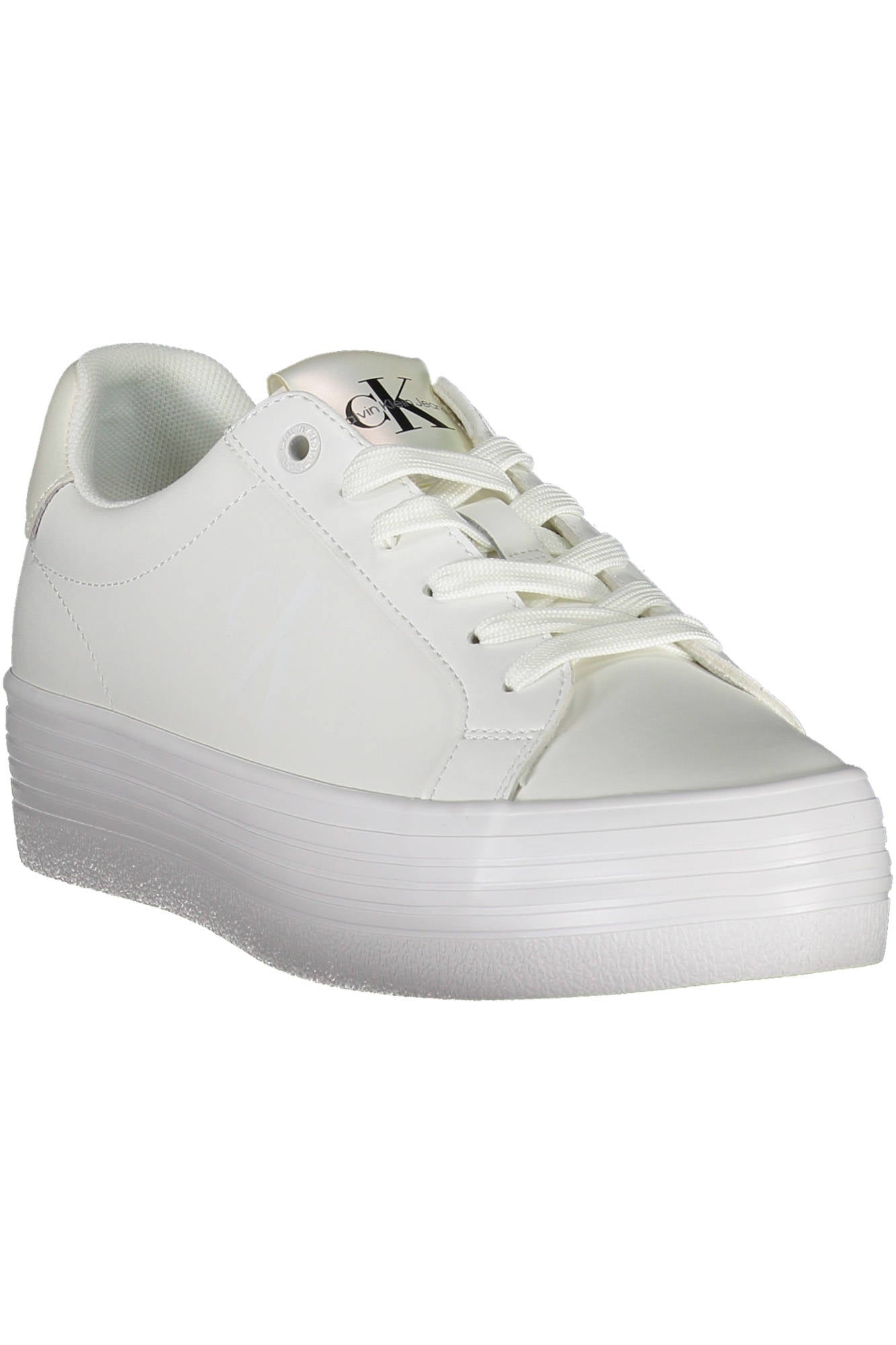 CALVIN KLEIN WHITE WOMEN'S SPORTS SHOES-2