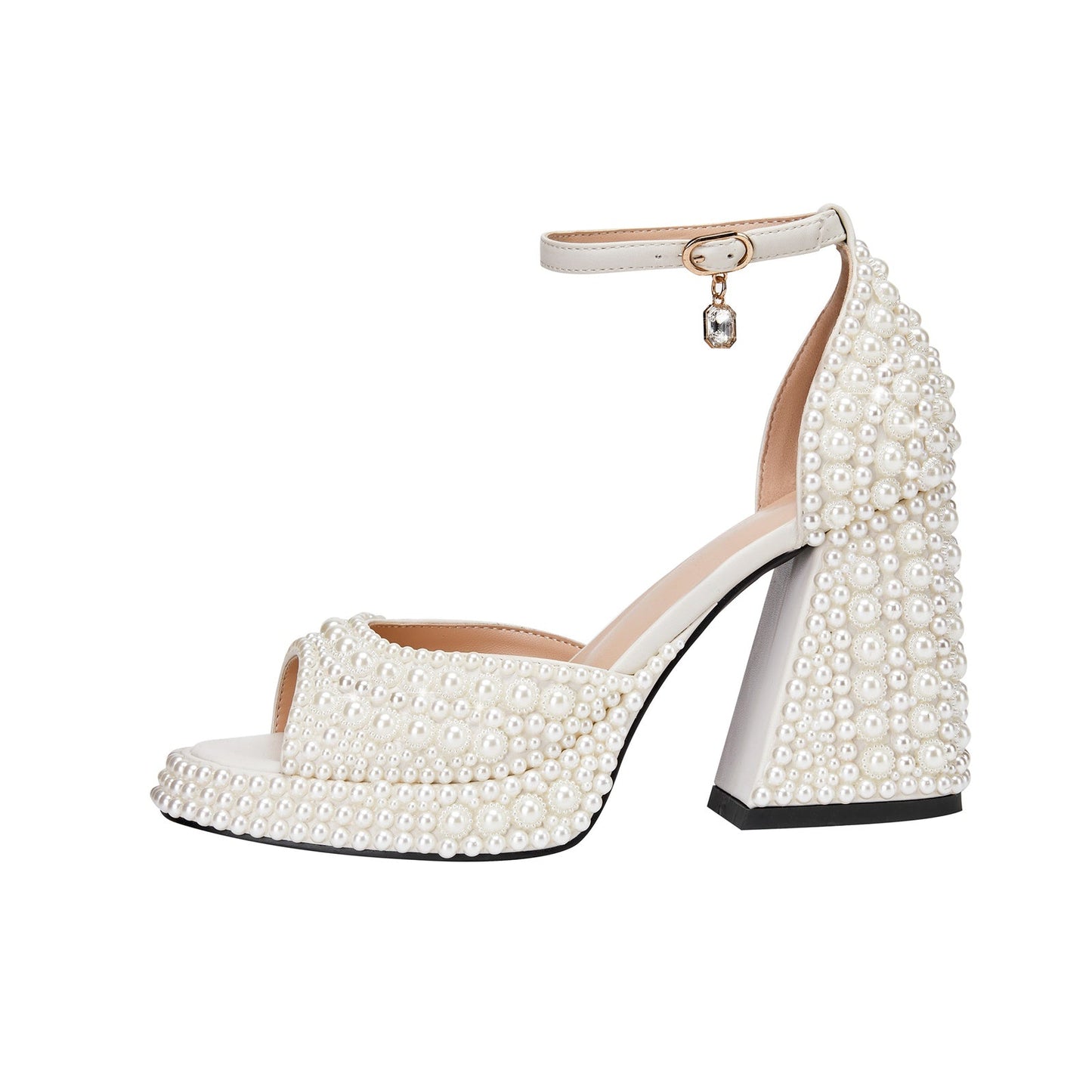Candy Peep Toe Ankle Strap Platform Sandals-5