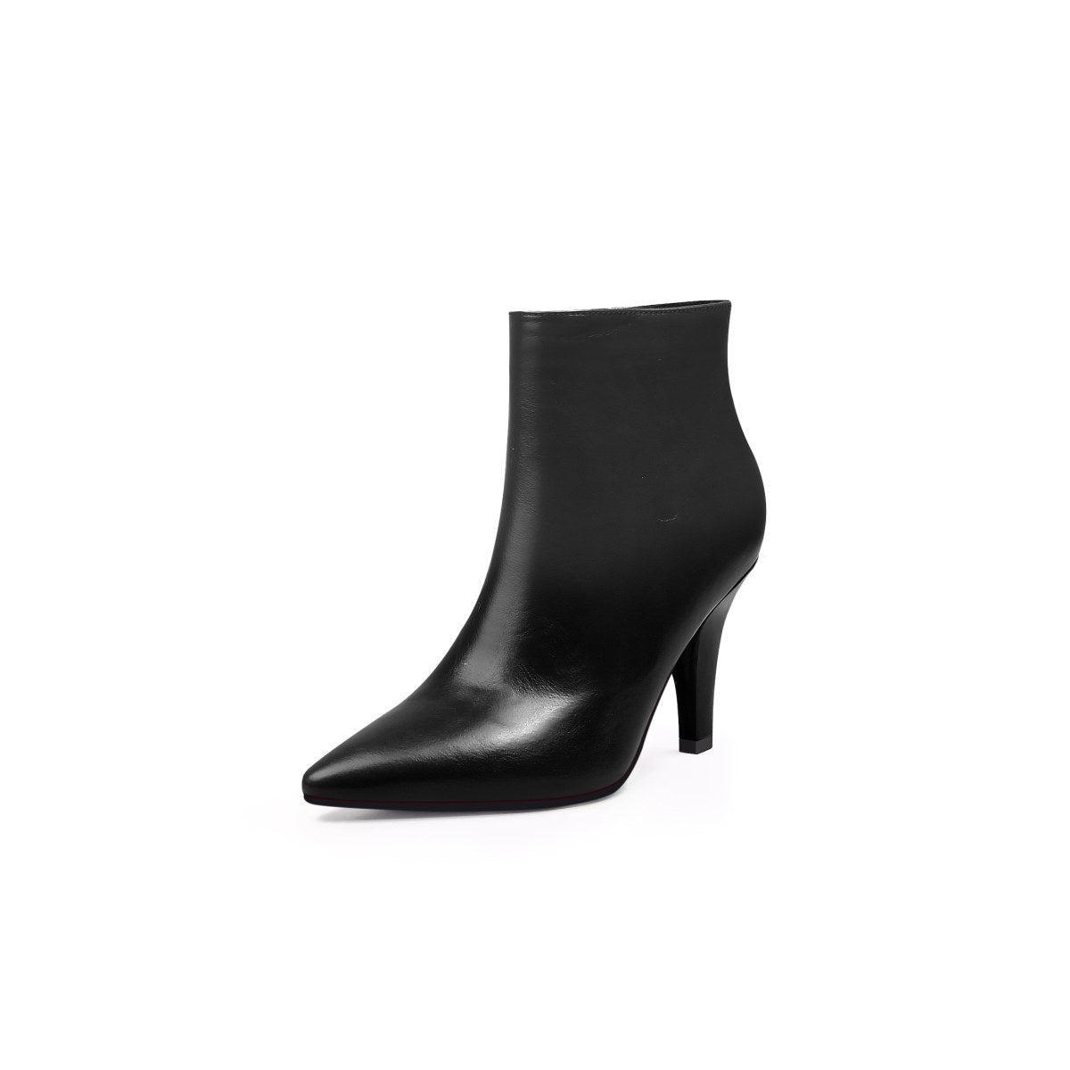 Chic Monotone Ankle Boots-1