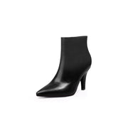 Chic Monotone Ankle Boots-1