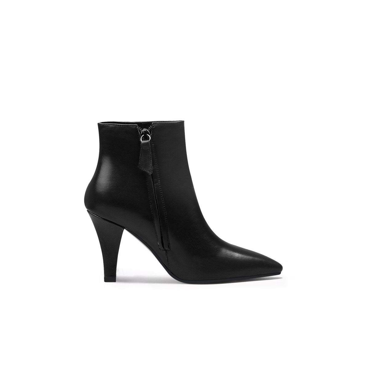 Chic Monotone Ankle Boots-2