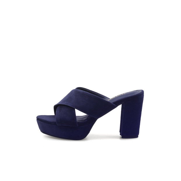 Chunky Criss Cross Platform Mules-0