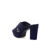 Chunky Criss Cross Platform Mules-2