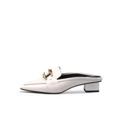 Classic Chain Slip-On Mules-6