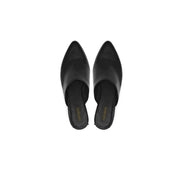 Classic Open Toe Slip On Block Heel Mules-4