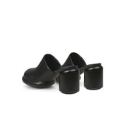 Cloud Heel Leather Mules-4