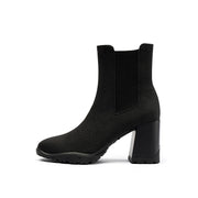Comfortable Block Heel Chelsea Boots-0