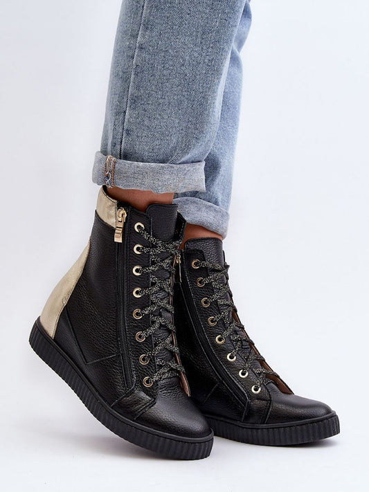 Wedge heel sneakers model 192300 Step in style-0