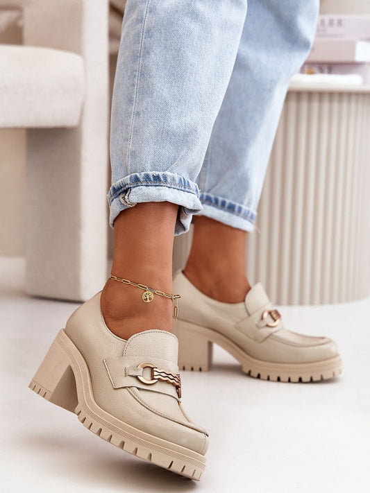 Heeled low shoes model 199811 Step in style-0
