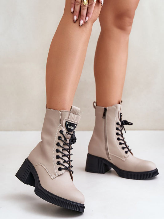 Heel boots model 201012 Step in style-0